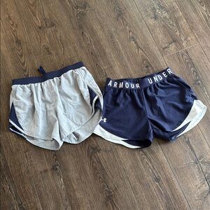 Under Armour Athletic Shorts Set ladies XS (2 pair)